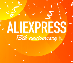 Aliexpress célèbre son 13ème anniversaire avec des promos incroyables !